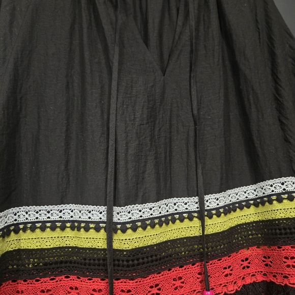 &.Layered Mixed Lace Tunic Anthropologie One Size Nwot - Picture 4 of 5